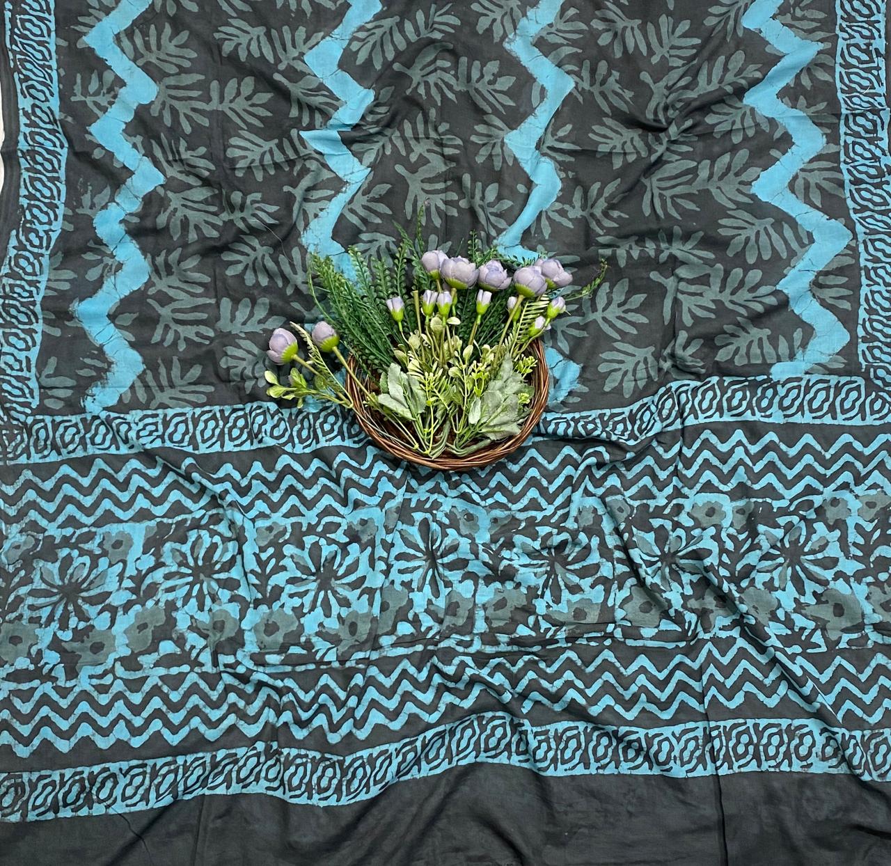 420C Cotton Blue Suit Fabric / CKC Cotton Bazaar