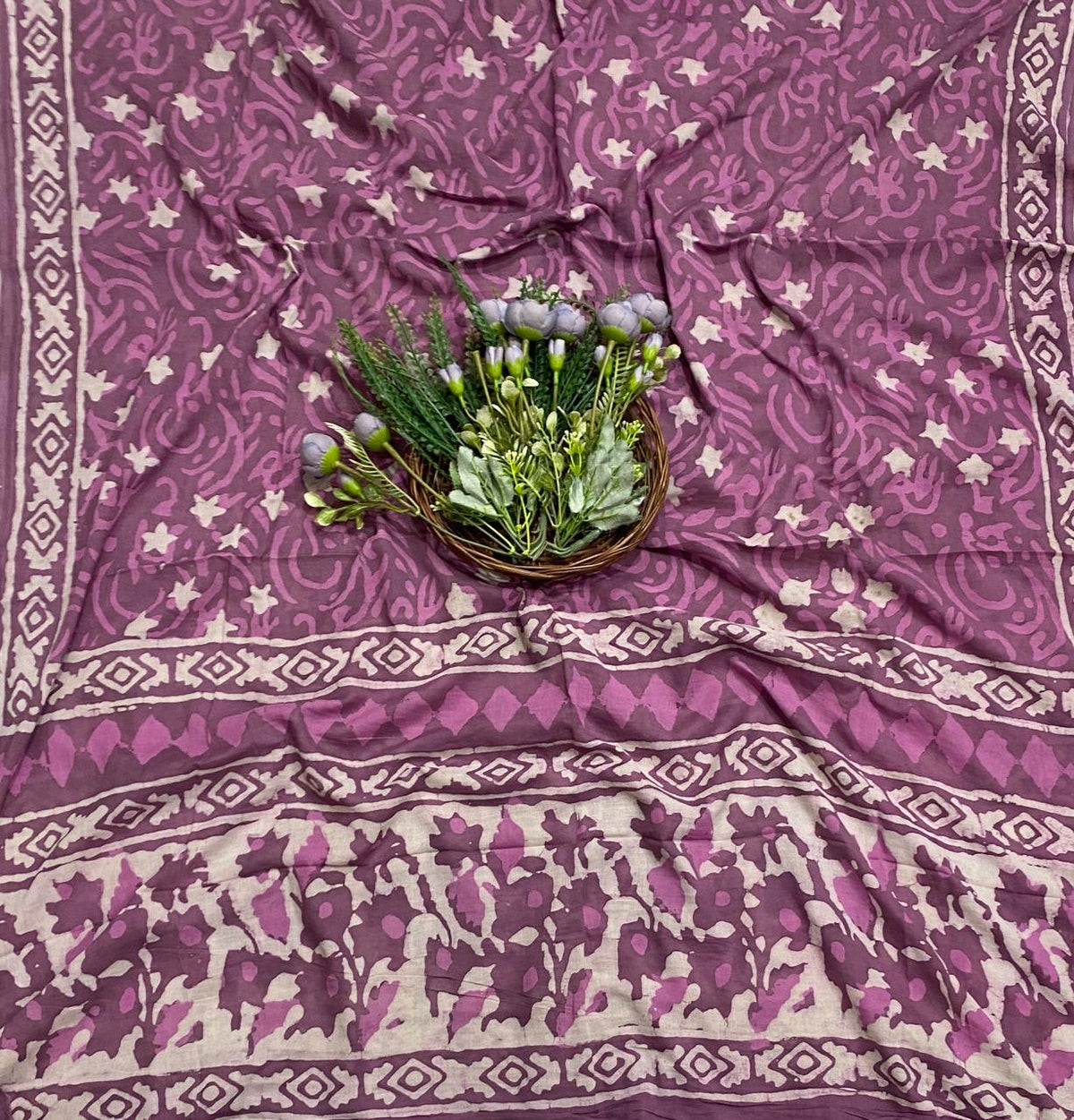 419C Cotton Light Purple Suit Fabric / CKC Cotton Bazaar