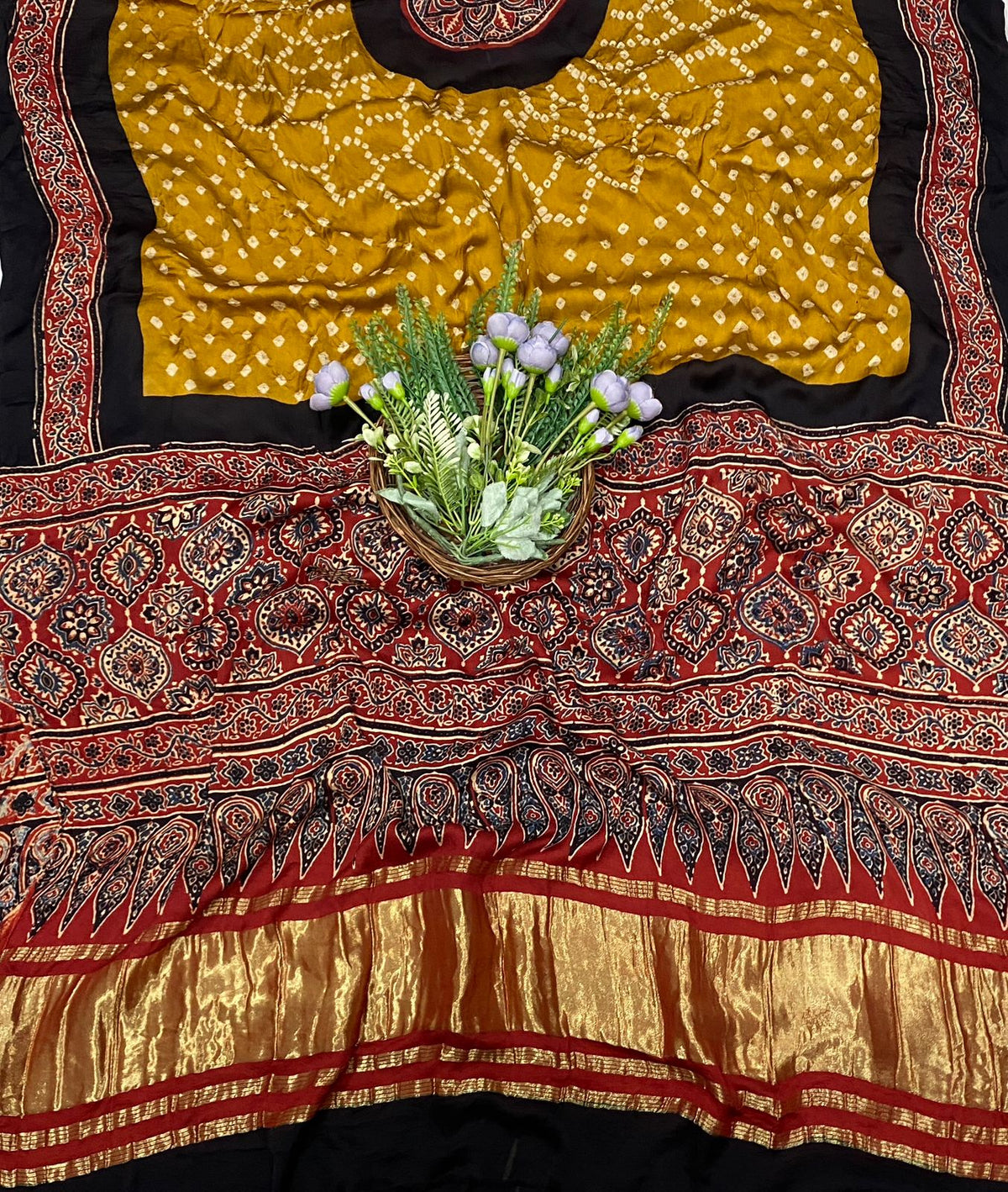 528C Pure Modal Mustard Suit Fabric / CKC Jaipuri Suits