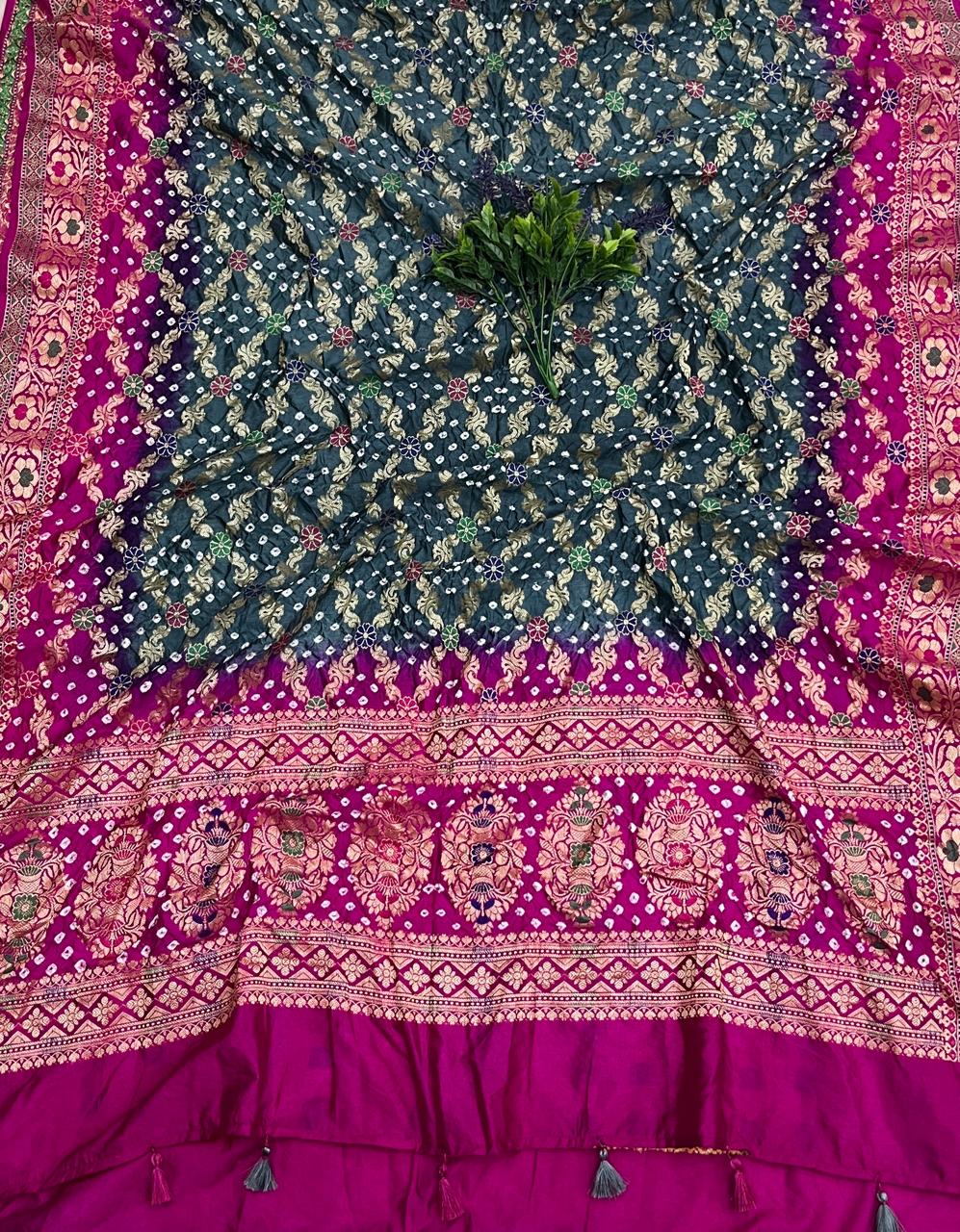 327D Banarasi Silk Sea Blue Suit Fabric / CKC Banarasi Edit