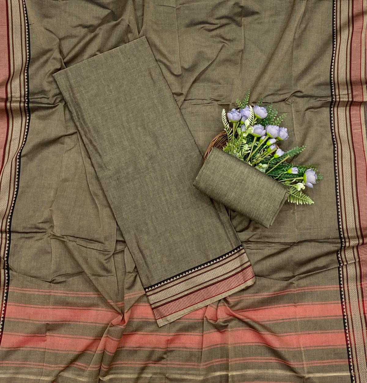 398D Cotton Dark Beige Suit Fabric / CKC Cotton Bazaar