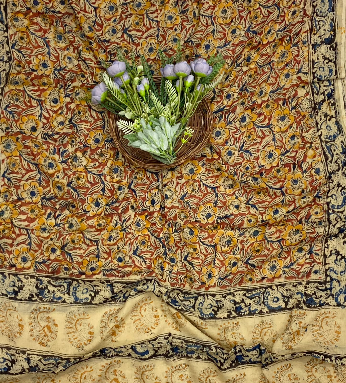 647D Cotton Yellow suit Fabric / CKC Cotton Bazaar