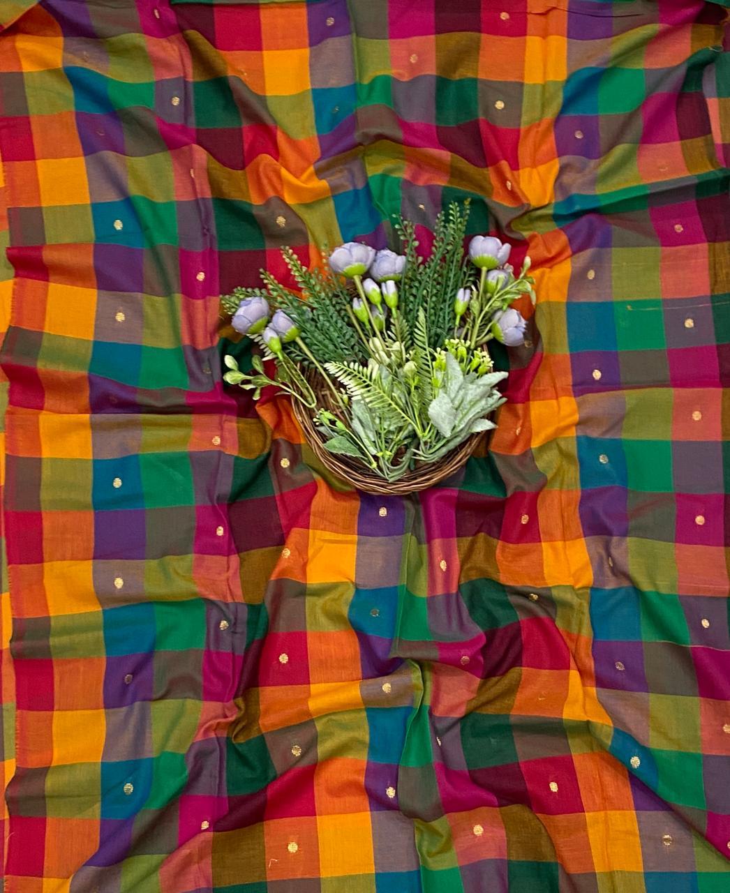 941D Cotton Green Suit Fabric / CKC Cotton Bazaar