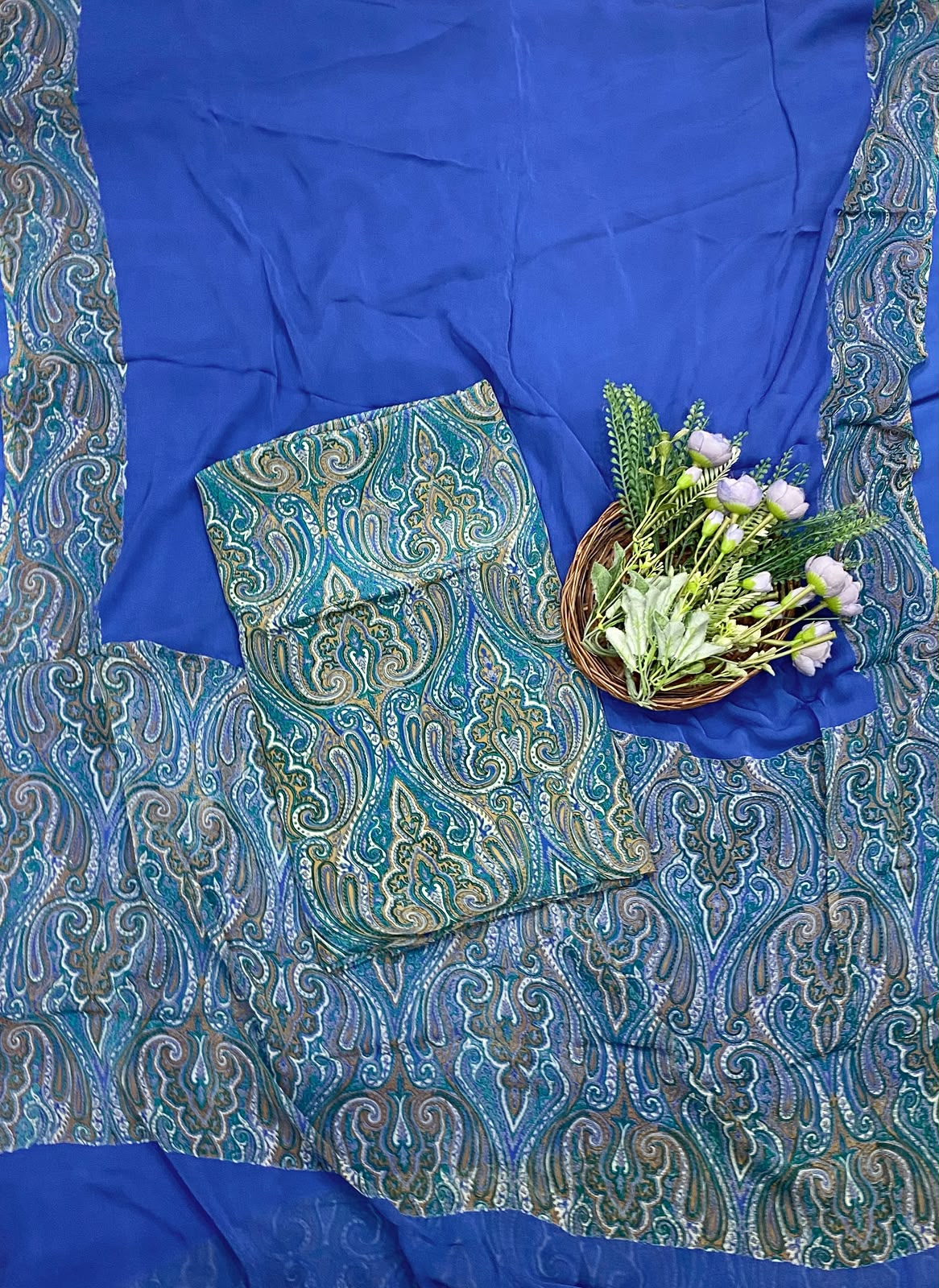 933D Crepe Dark Blue Suit Fabric / CKC Crepe Suits