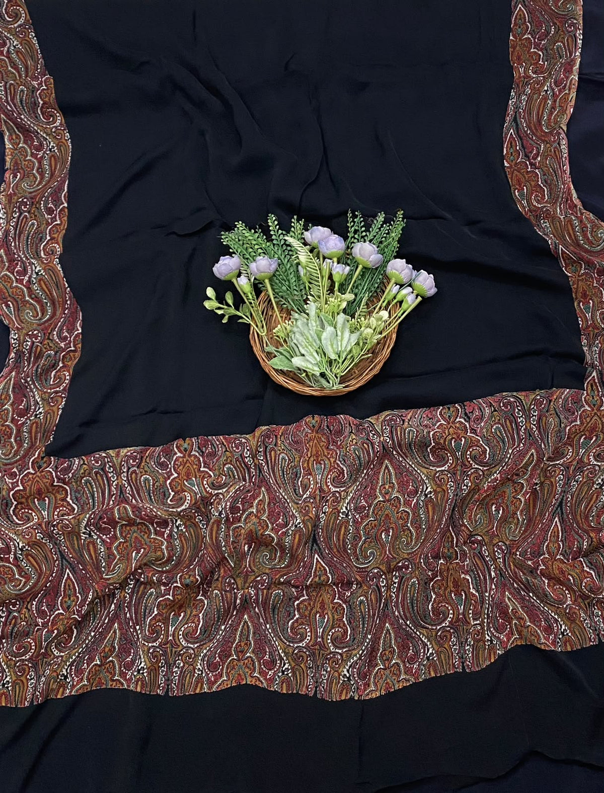 932D Crepe Black Suit Fabric / CKC Crepe Suits