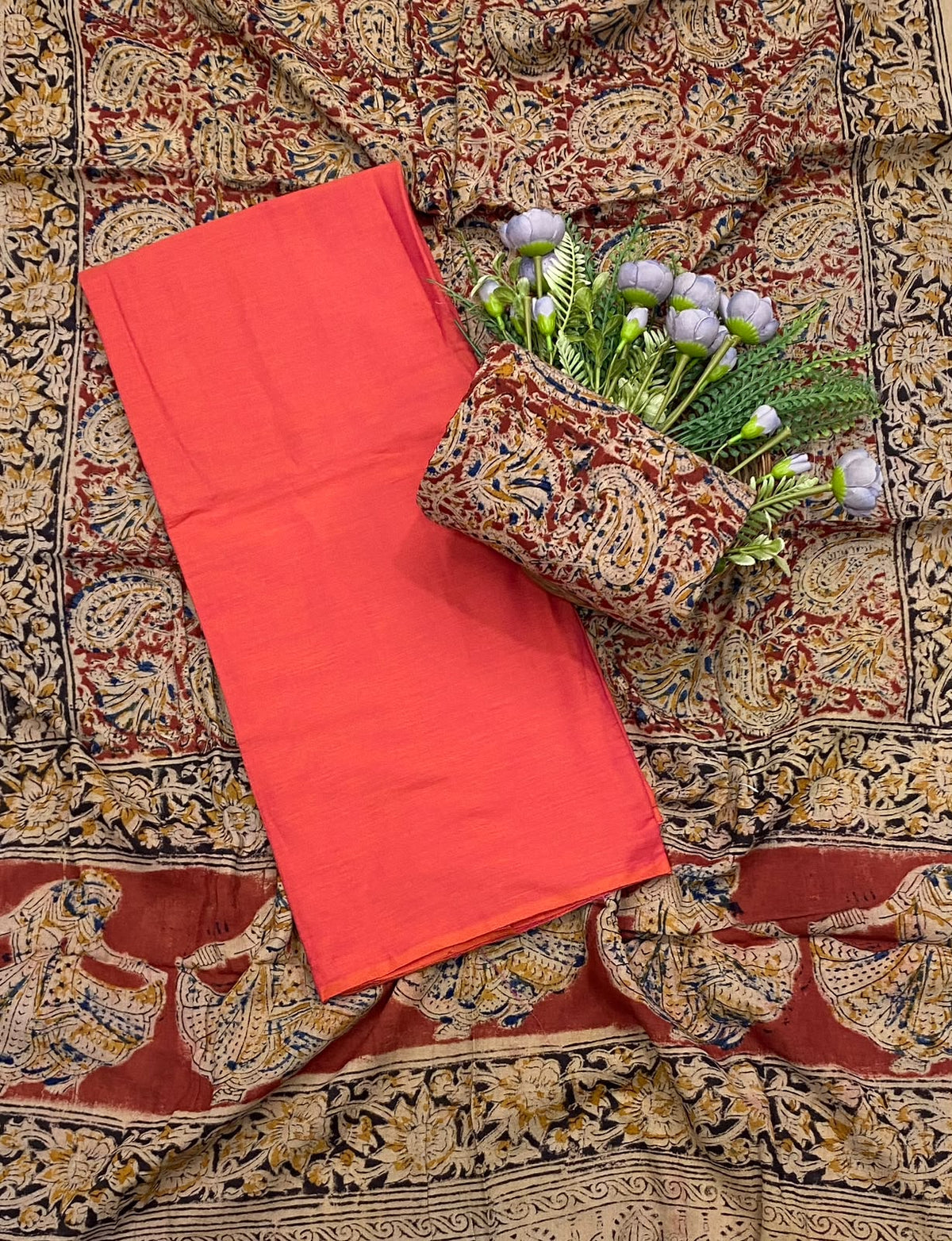 49E Cotton Dark Carrot Suit Fabric / CKC Cotton Bazaar