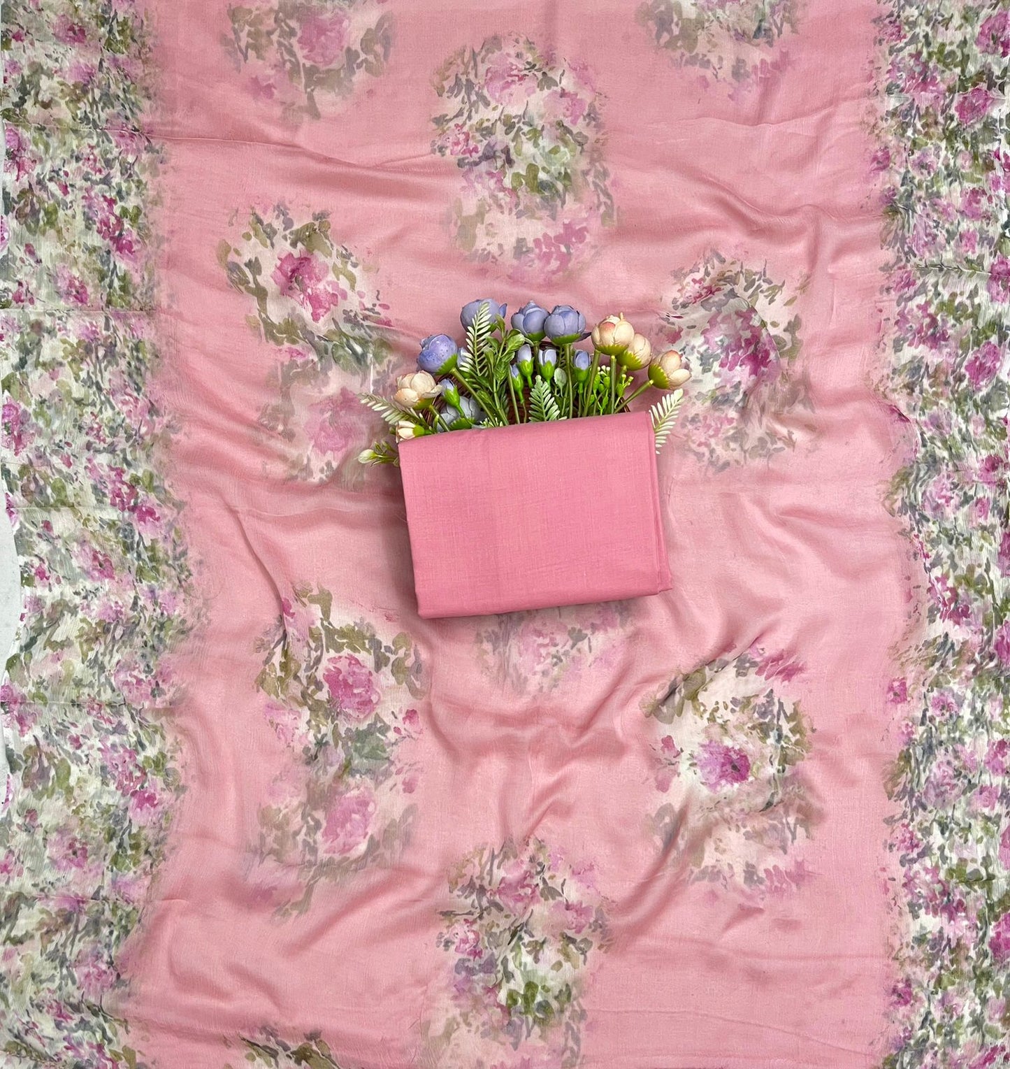 241 Cotton Light Pink Suit Fabric / CKC Cotton Bazaar