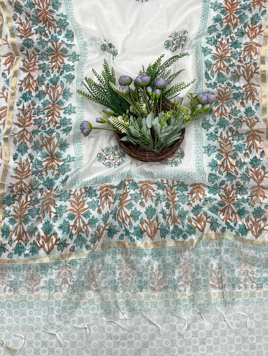 748A Mul Cotton Sea Green Suit Fabric/ CKC Mul Cotton
