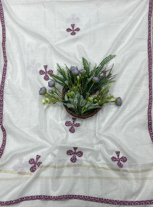 25B Cotton Dusty Lilac Suit Fabric / CKC Cotton Bazaar