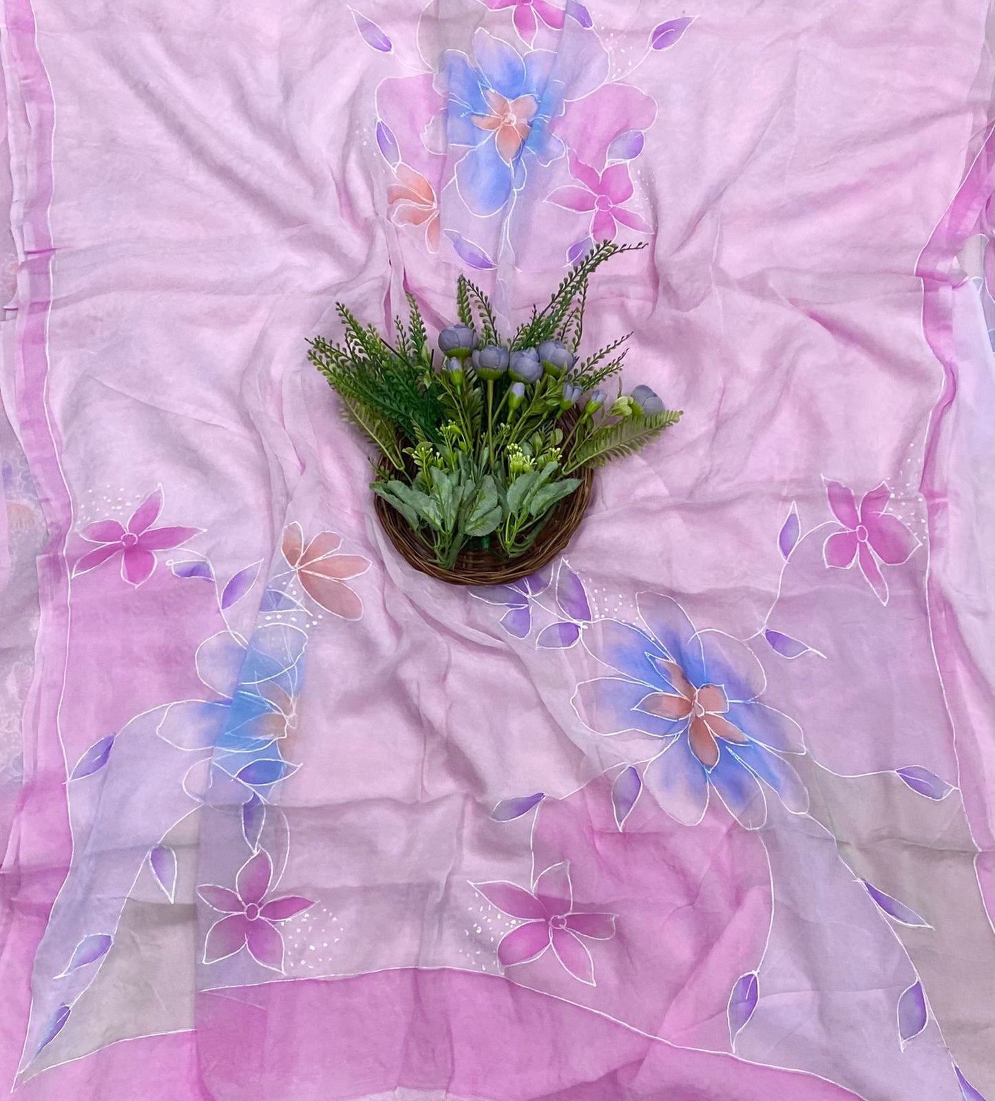 62B Georgette Pink Suit Fabric/ CKC Partywear Collection