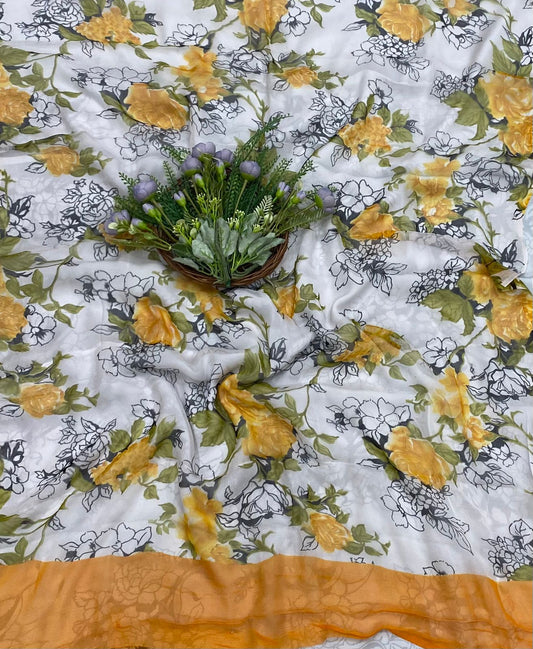 115B Crepe Yellow Suit Fabric / CKC Crepe Suits