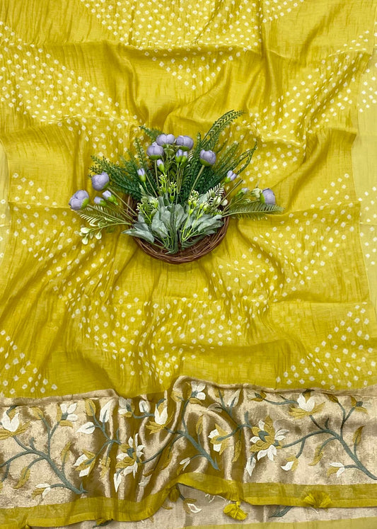 132B Pure Mul Cotton Mustard Color Suit Fabric / CKC Mul Cotton