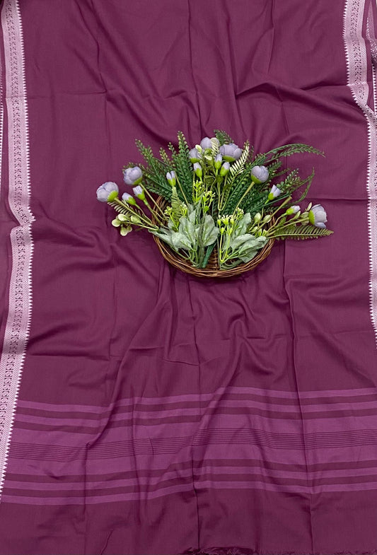 204B Cotton Dark Purple Color Suit Fabric / CKC Cotton Bazaar