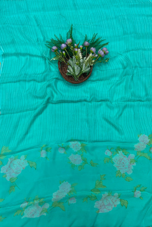 467B Chiffon Sea Green Suit Fabric / CKC Chiffon Suits