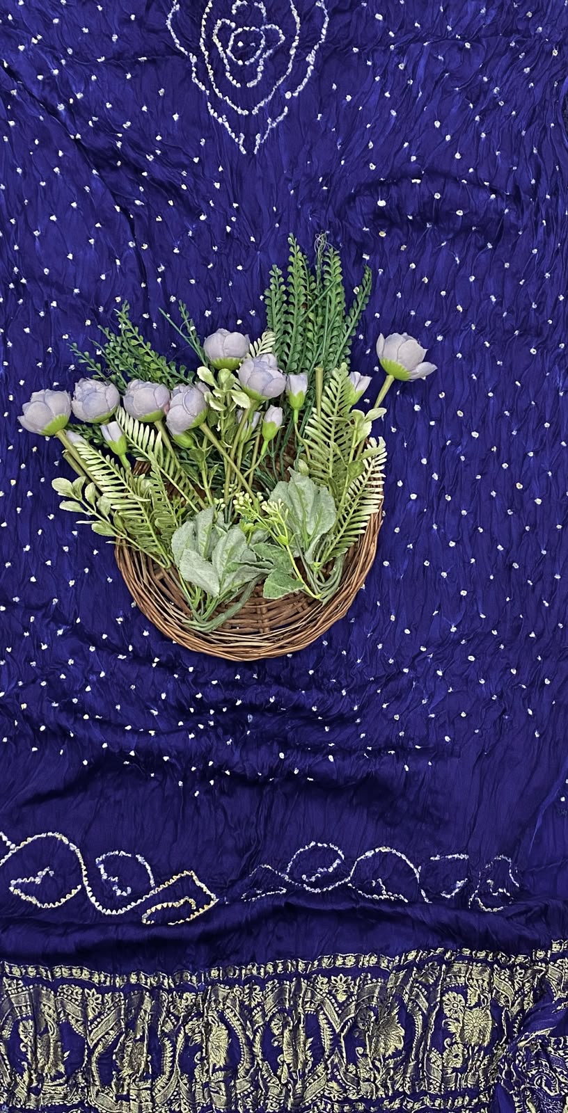 490D Pure Modal Dark Blue Suit Fabric / CKC Jaipuri Suits