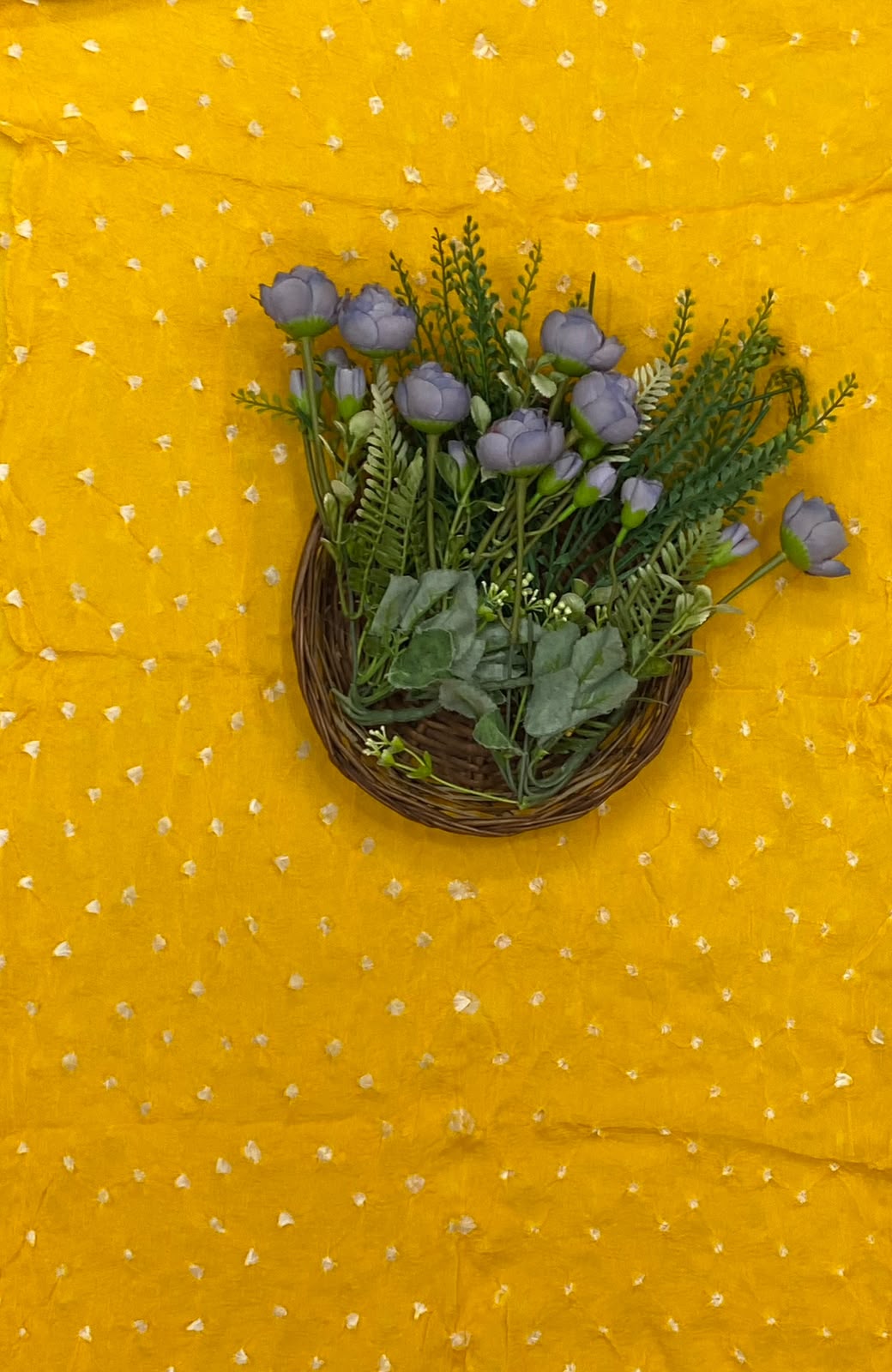 510D Cotton Yellow Suit Fabric / CKC Cotton