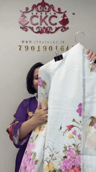 CKC 658 Linen White With Purple Suit Fabric/ CKC Linen Suits