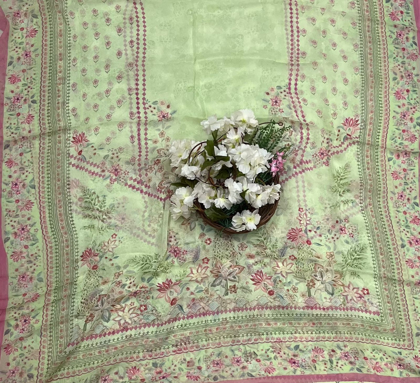 मलमल लिनन बकाइन सूट कपड़ा /