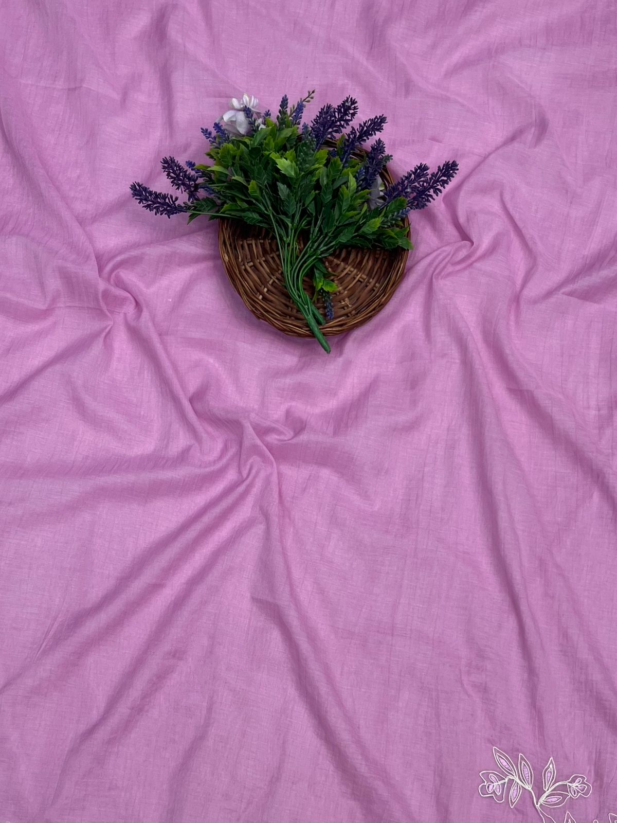 Ckc 394 Mul Cotton Light Purple suit Fabric/ CKC Mul Cotton