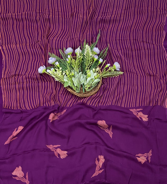 308B Crepe Purple Suit Fabric / CKC Crepe Suits
