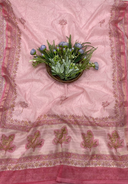 371B Cotton Light Pink suit Fabric / CKC Cotton Bazar