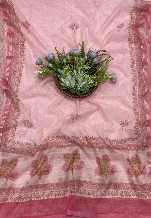 371B Cotton Light Pink suit Fabric / CKC Cotton Bazaar