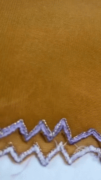 34A Shimmer Organza Mustard Suit Fabric/ CKC Partywear Collection
