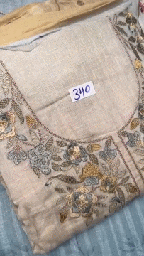 Ckc 341 Linen Light Peach Suit Fabric/ CKC Linen Suits