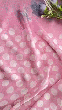 560B Twill Jacquard Polka Light Pink Suit Fabric/ CKC Polka Story