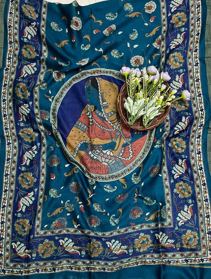 Ckc 92 Pure Maheshwari Peacock Suit Fabric / CKC Maheshwari Suits