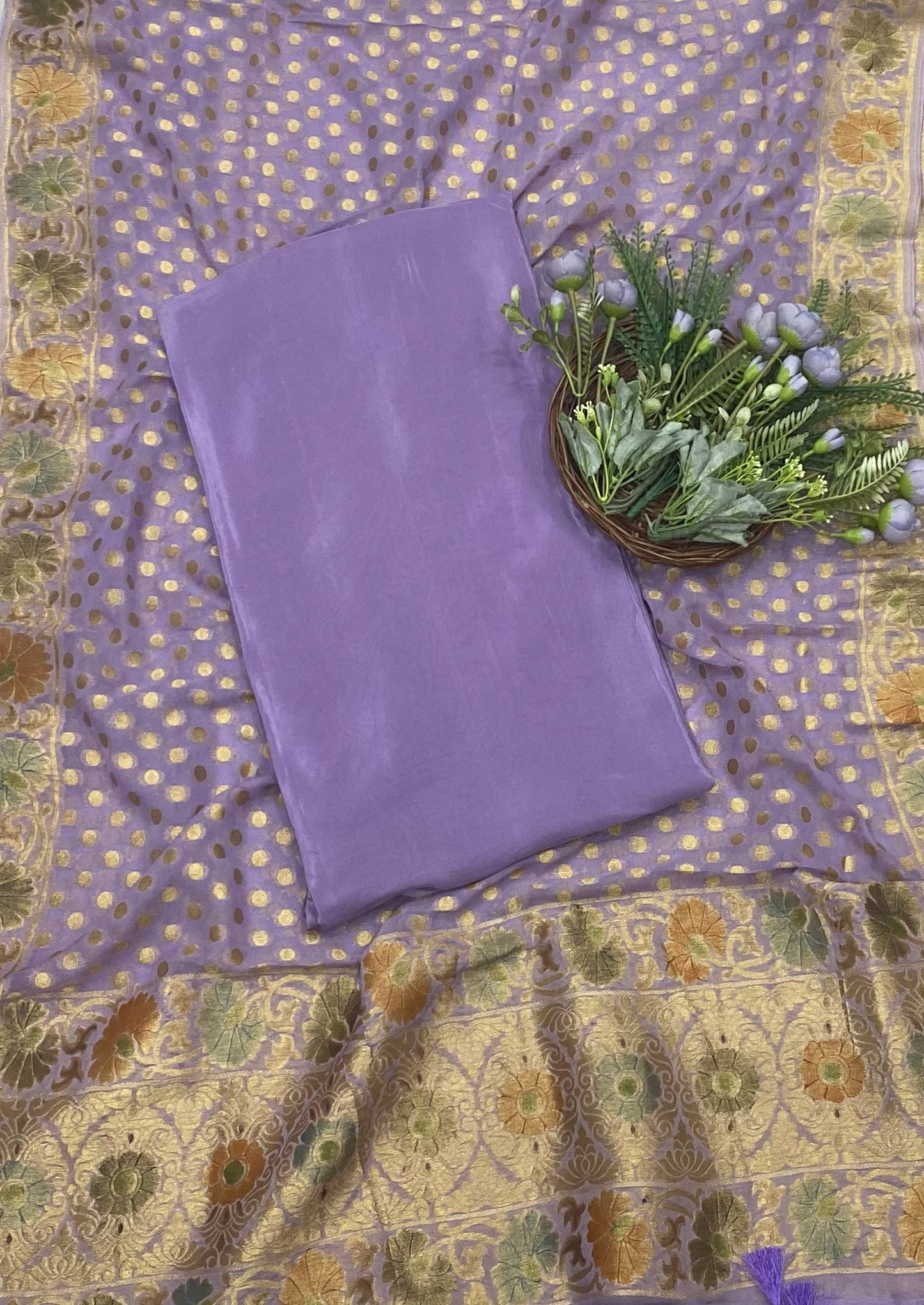 CKC 272B Crepe lavender Suit Fabric / CKC Crepe Suits