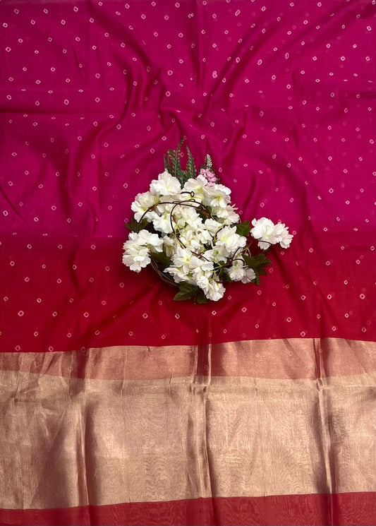 598 Jaipuri Mal Cotton Red Suit Fabric / CKC Jaipuri Suits