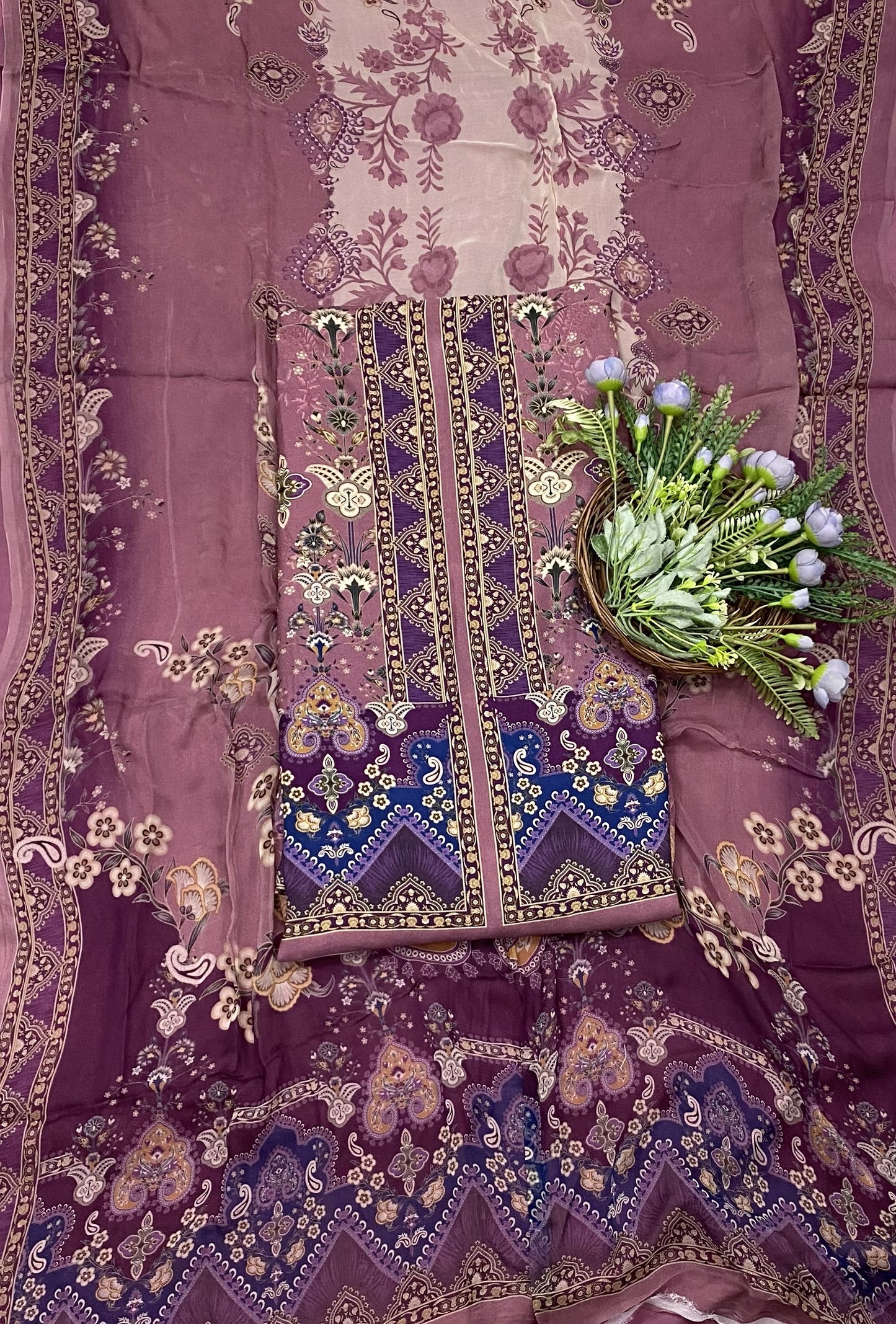 355B Muslin Wine Suit Fabric / CKC Muslin Suits