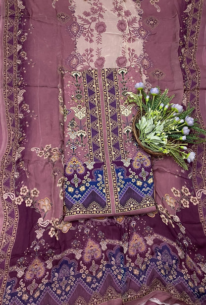 355B Muslin Wine Suit Fabric / CKC Muslin Suits