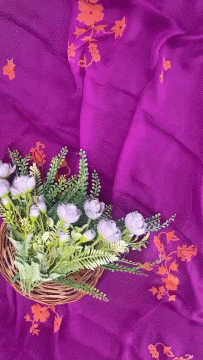 869A Crepe Purple Suit Fabric / CKC Crepe Suits