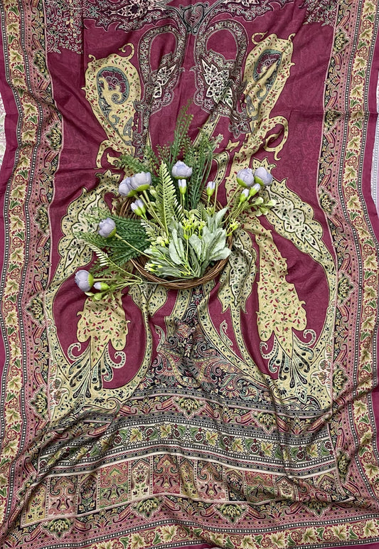 347b Muslin Maroon Suit Fabric / CKC Muslin Suits