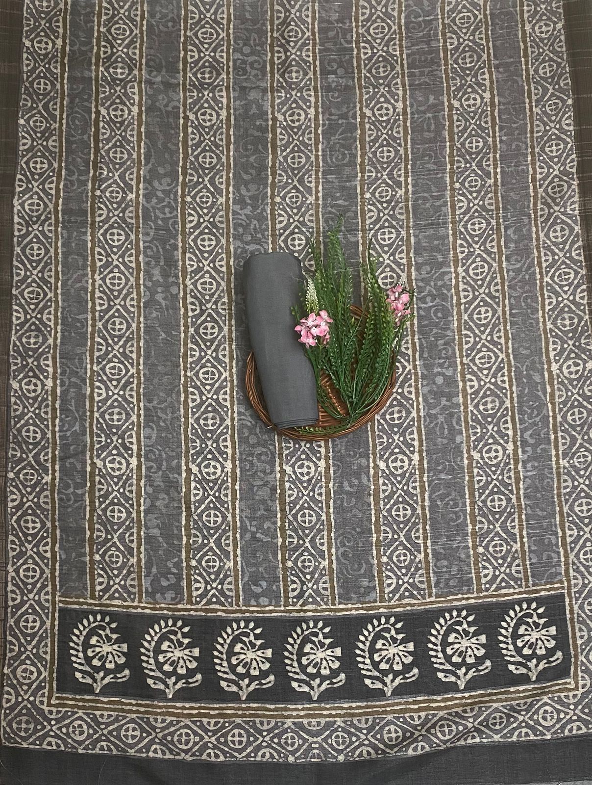 Tassar Grey Suit Fabric / Tassar Suits