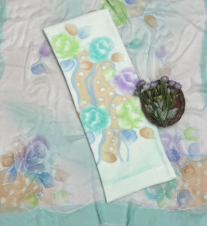 18 A Muslin Sea Green Suit Fabric / CKC Muslin Suits