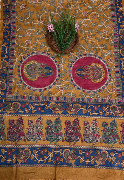 CKC 619 Pure Munga Silk Mustard Suit Fabric / CKC Pure Munga Silk Suits