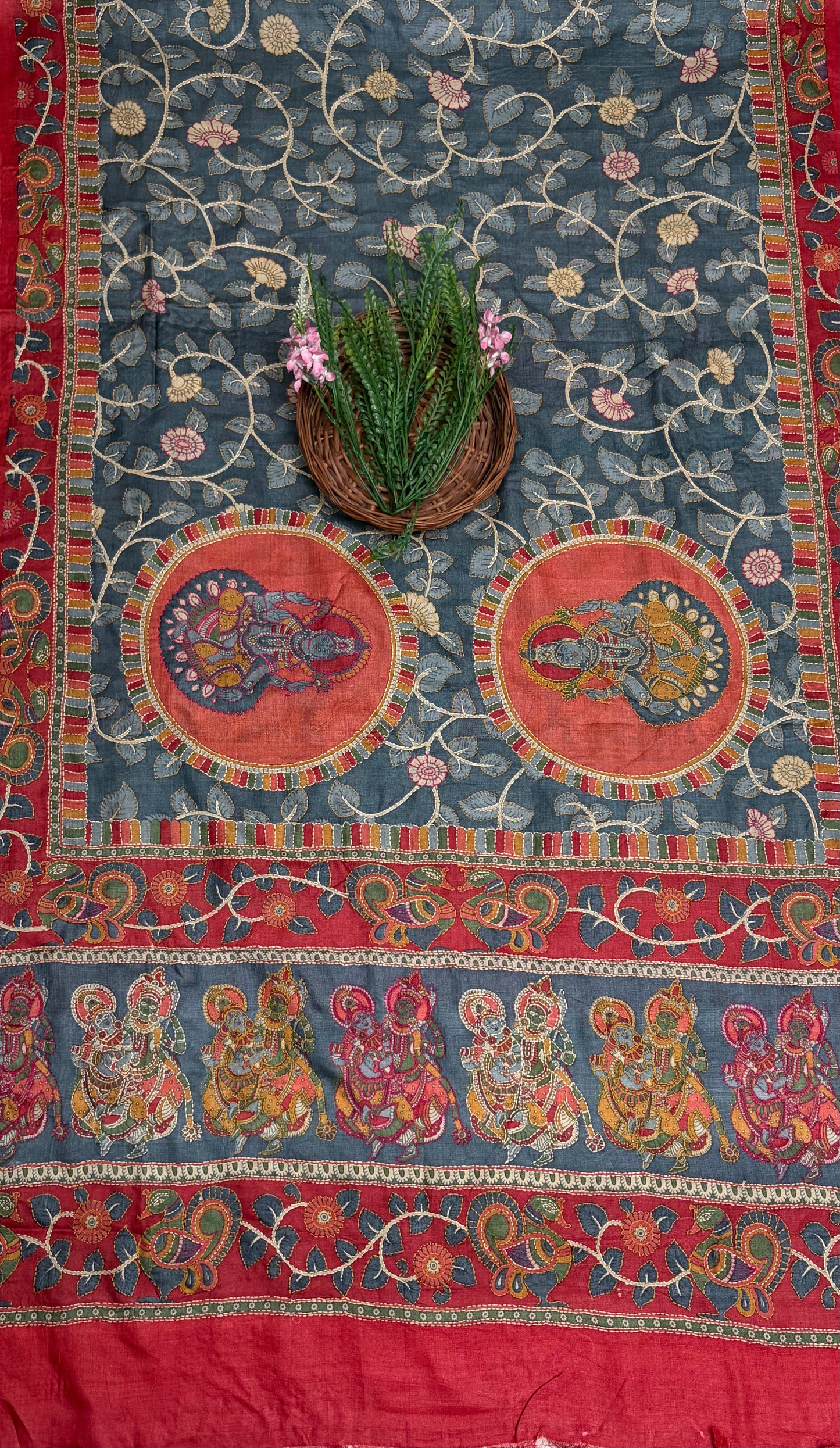 Pure Munga Silk  Red Suit Fabric / Pure Munga Silk Suits