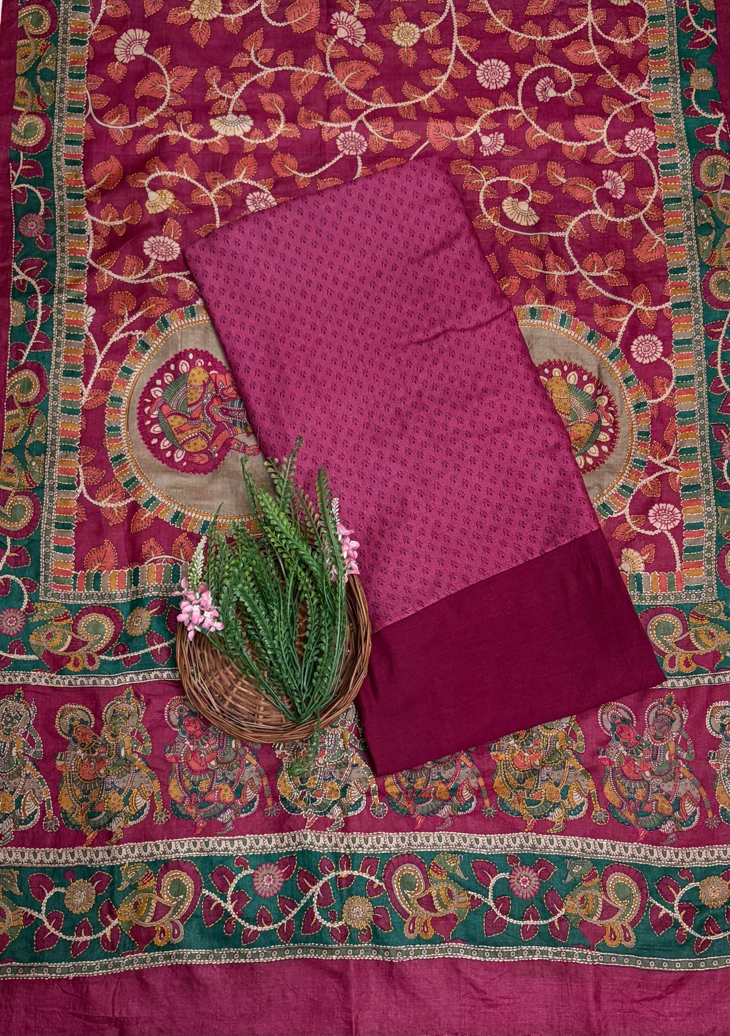 Pure Munga Silk  Wine Suit Fabric / Pure Munga Silk Suits
