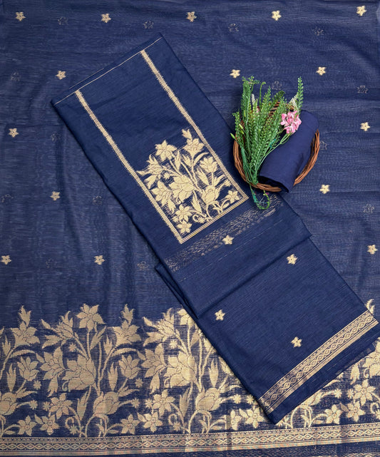 जामदानी ग्रीन सूट फैब्रिक / कॉटन बाज़ार पीटी 2