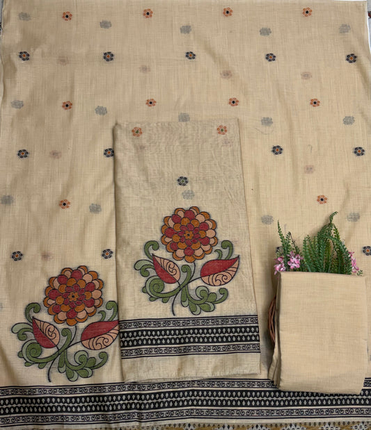 Jamdani Skin Suit Fabric / Jamdani Suits