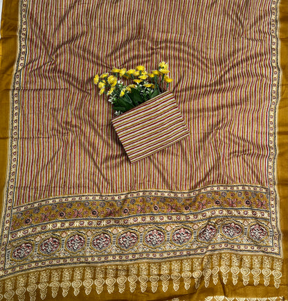 Ckc 459 Cotton Mustard Suit Fabric / CKC Cotton Bazaar