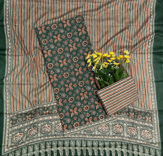 क्रेप स्किन विद ब्लैक सूट फ़ैब्रिक/ समर मार्केट कलेक्शन