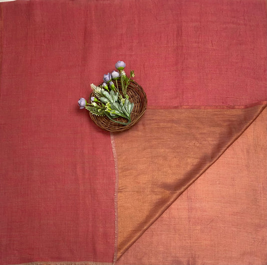 Pashmina Peach Shawl Fabric / Pashmina Shawls