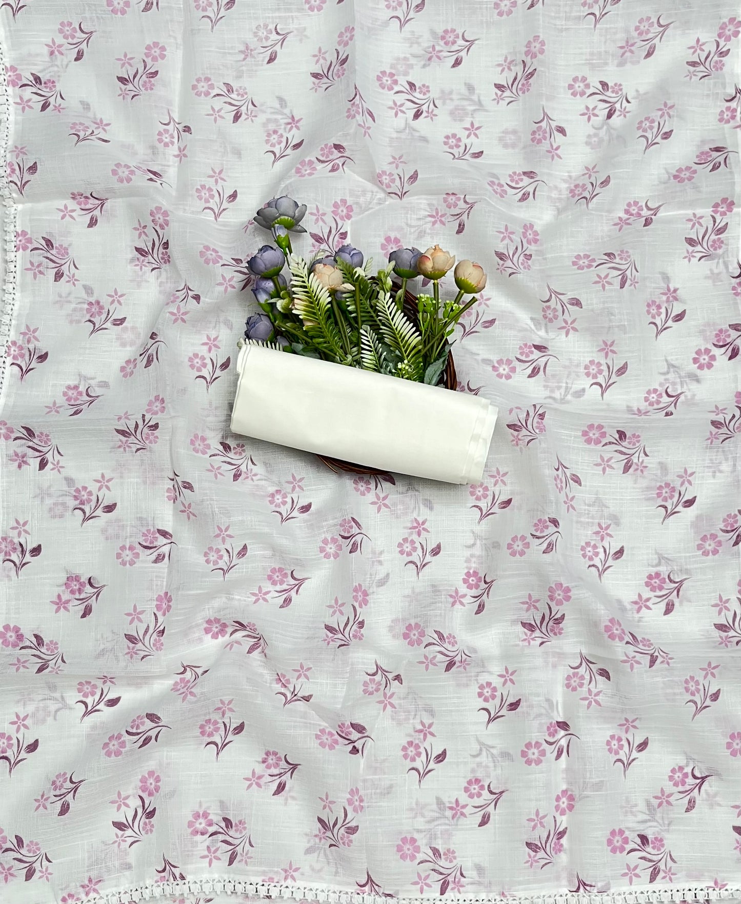 Kotta Doria Purple Suit Fabric/ CKC Mal Cotton