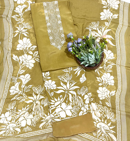 CKC 41 Crepe Dusty Mustard Suit Fabric / CKC Crepe Suits