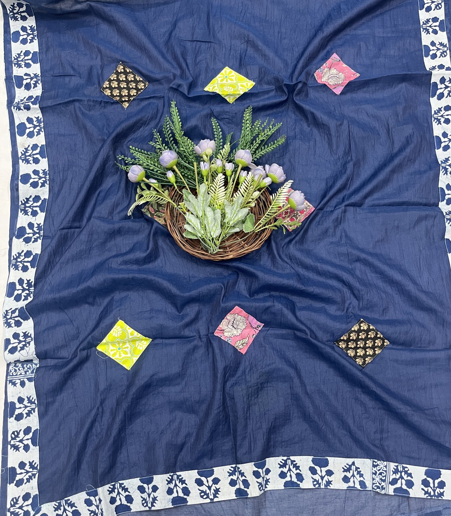 464B Cotton Navy Blue Suit Fabric / CKC Cotton Bazaar