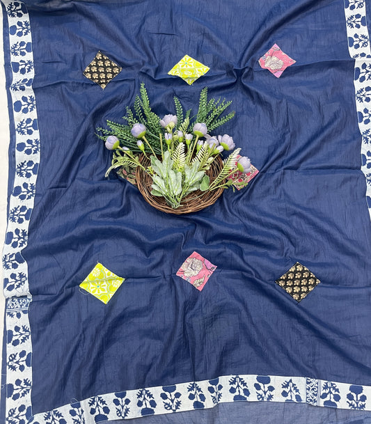 464B Cotton Navy Blue Suit Fabric / CKC Cotton Bazaar